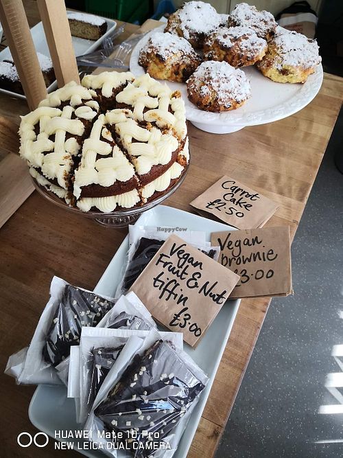 Vegan cakes at Penicuik Storehouse in Penicuik