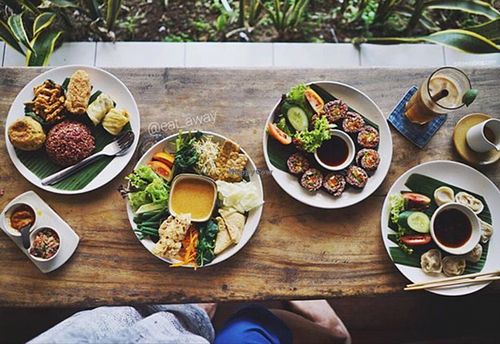 our vegan dish  at Warung Sopa - Jl Sugriwa in Ubud