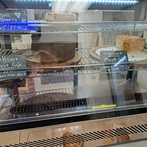 Vegan cakes at Moka  in Ardrossan