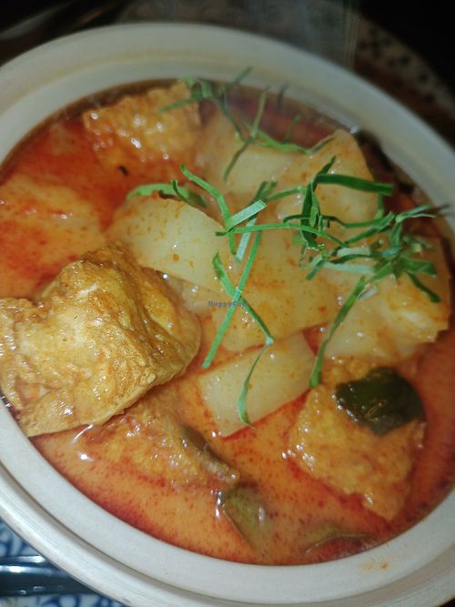 Vegan curry w/Tofu, hot, spicy & super delicious! at Dao's Bar & Thai in Fuengirola