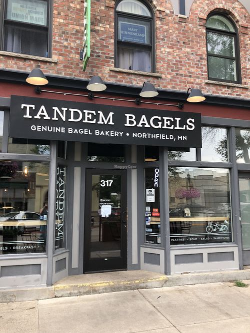 Outdoor seating too  at Tandem Bagels in Northfield