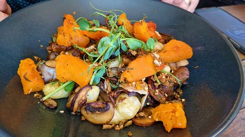 Mushroom & squash gnocchi at The Cross Gaits in Blacko