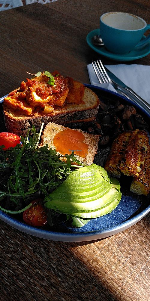 Vegan brekky!! at F5 Coffee Co in Belmont