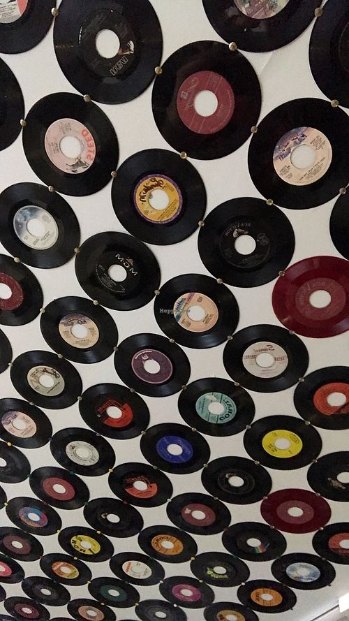 check out the ceiling inside!  at The Great Escape Ice Cream Parlor in Watkins Glen