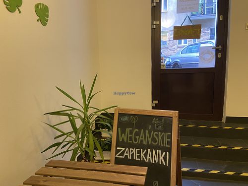 Inside the restaurant at Granvegano in Poznan