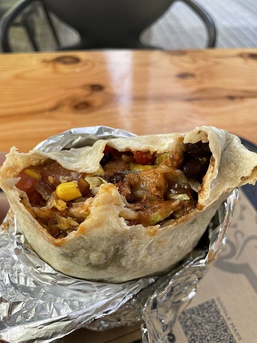 Vegan Chilli Burrito  at Burritos - Trafalgar in Valencia