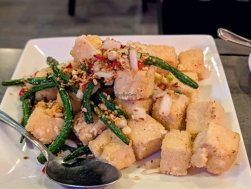 Salt and pepper tofu at Uptown China Restaurant in Seattle