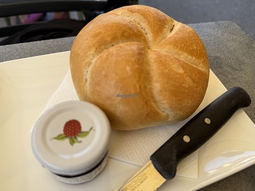 vegan breakfast  at Erb Brot in Merano