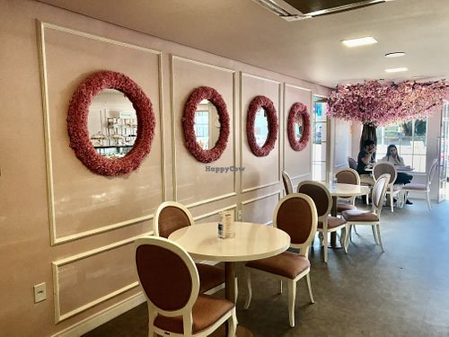 Seating at Renata Dias Vegan Patisserie in Brasilia