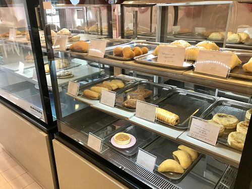 Savory options at Renata Dias Vegan Patisserie in Brasilia