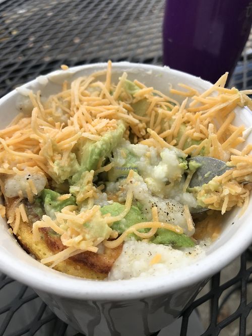 Grits bowl.  Also comes as vegan  at The Corner Coffeehouse in Hopkinsville