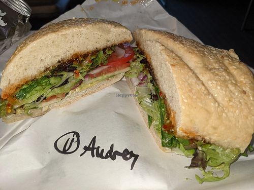 Vegan version of the Audrey hoagie. at Babe's Corner in Lansing