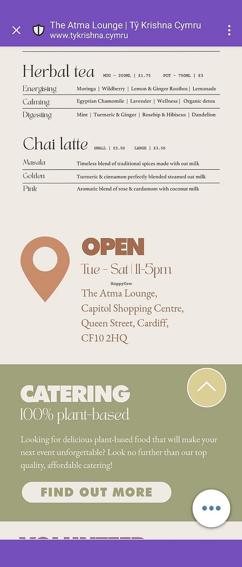  at Govinda's Cardiff in Cardiff