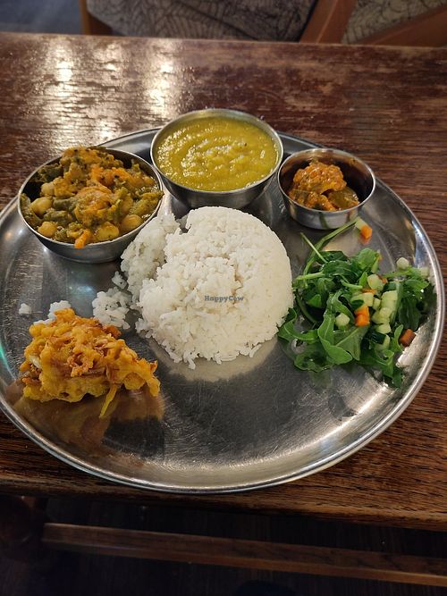 Medium thali at Govinda's Cardiff in Cardiff