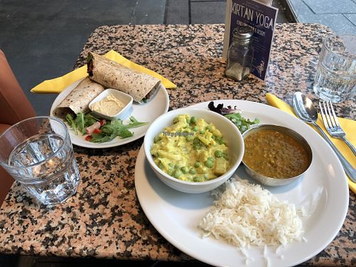 Super soul special and wrap at Govinda's Cardiff in Cardiff