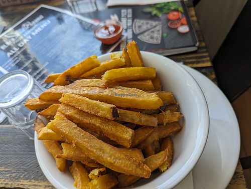 Kumara chips at Black Rabbit Pizza in Kaikoura