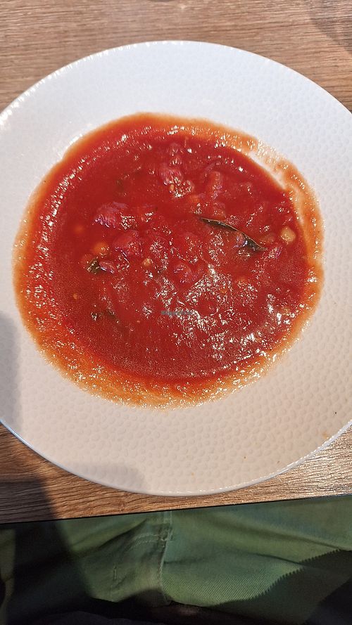 Excelent tomato soup at Hotel A in Zalec