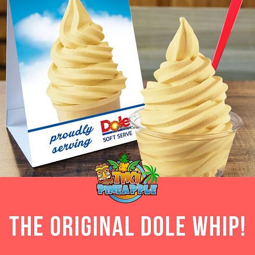 Nothing fake. The original Dole Whip.  at Tiki Pineapple in Acme