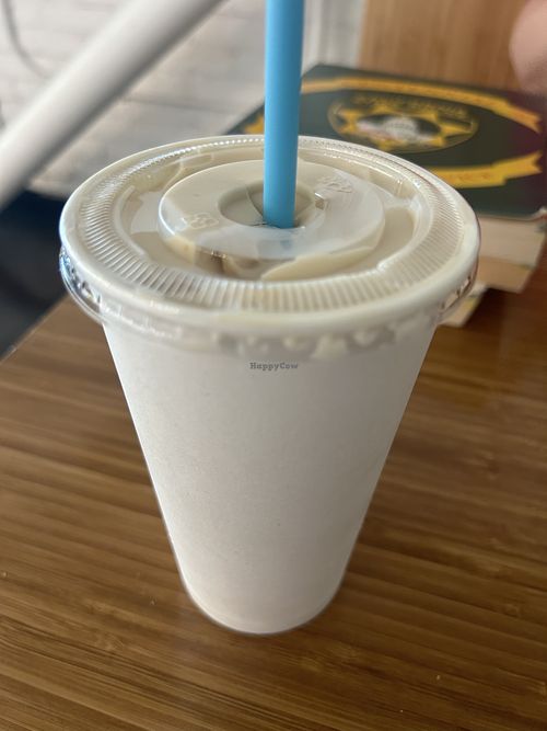 Cookie butter shake   at Plant Power Fast Food in Sacramento