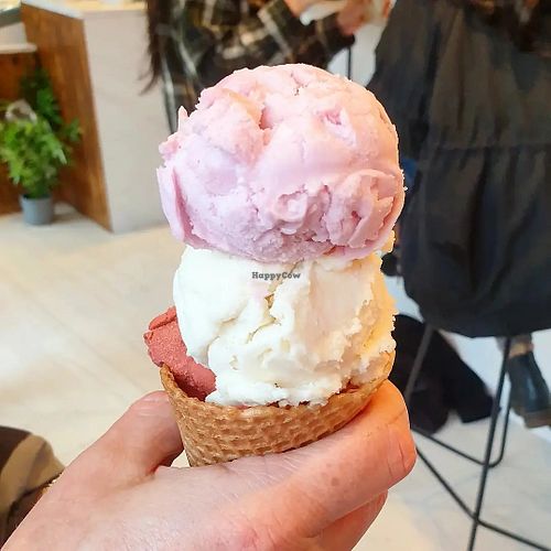 Parma violet, coconut, cherry cola at Lick in Holmfirth