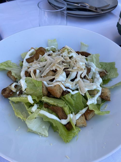 Cesar salad - good but a little mayonnaise-y  at La Soffitta Renovatio in Rome