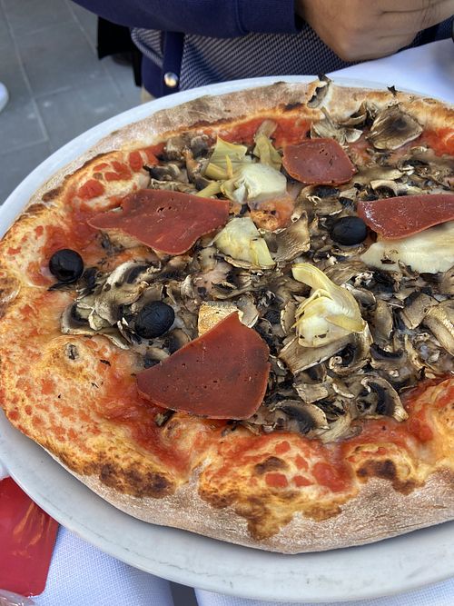 Forgot the type of pizza this was  at La Soffitta Renovatio in Rome