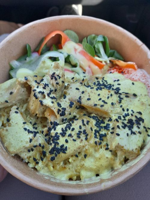 Vegan tika massala at Rubik's in Thessaloniki