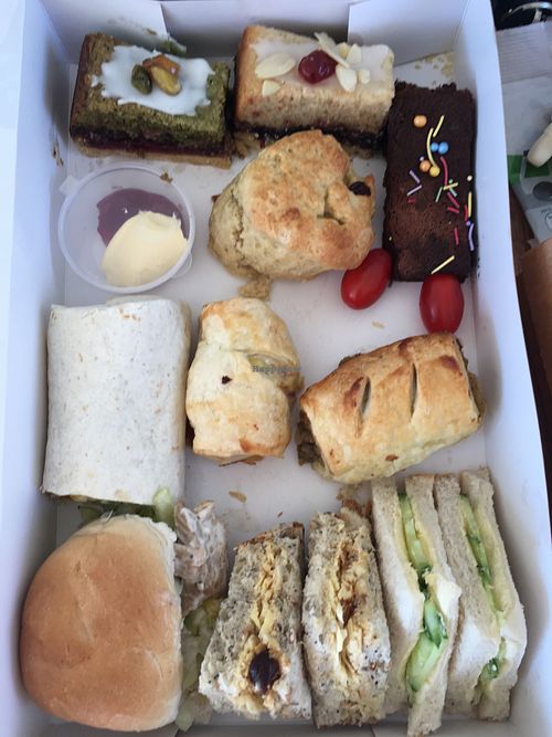 Vegan afternoon tea  at Tea by the Sea in Clacton-on-sea