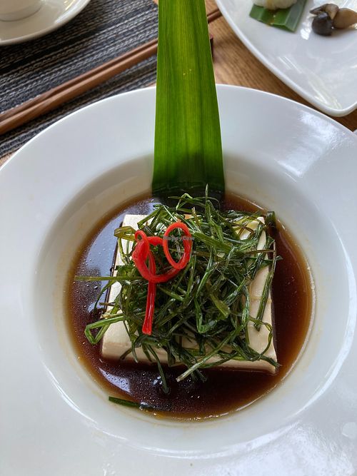 Silken tofu at An Nhien Garden in Hue