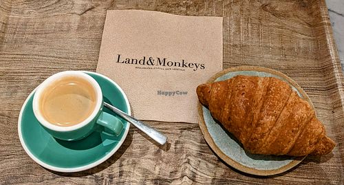 The croissant is too dry and way too salty at Land & Monkeys - Amsterdam in Paris