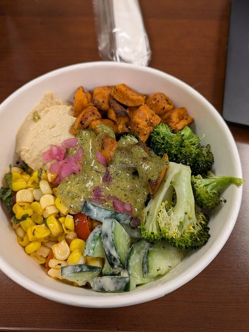 Power bowl at Piada Italian Street Food in Upper Arlington