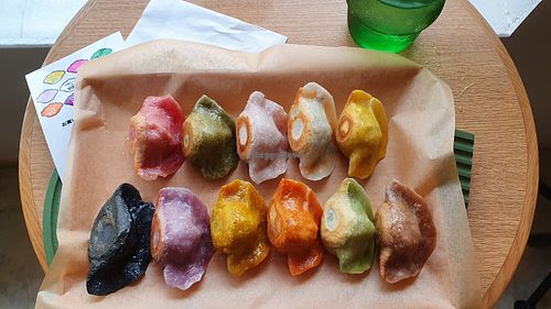 11 piece set at Vegan Gyoza Yu Cafe in Tokyo