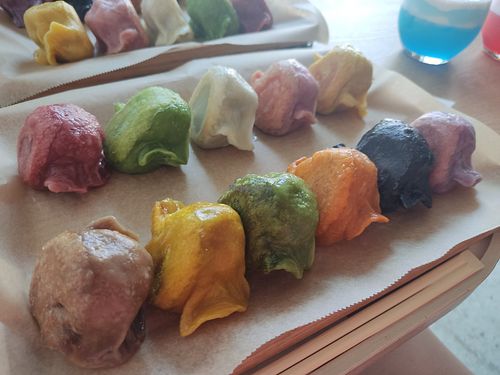 11 piece set at Vegan Gyoza Yu Cafe in Tokyo