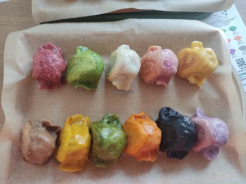 11 piece set at Vegan Gyoza Yu Cafe in Tokyo