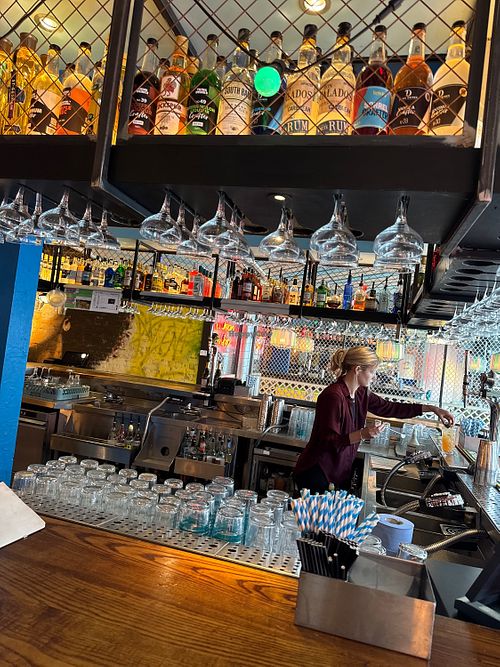 bar area  at Turtle Bay in Colchester