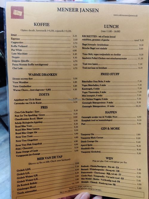  at Meneer Jansen in Leiden