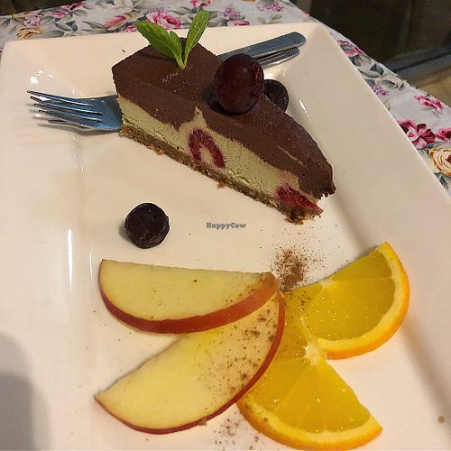 Cheesecake at Nourishing Quarter in Redfern