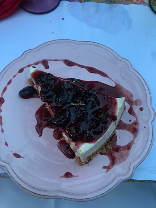 Cheesecake  at Portokali Orange in Zakynthos