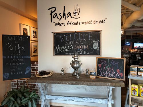 Inside entrance at Pasha Mezze in Norfolk