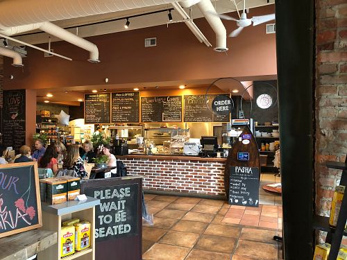 View from entrance at Pasha Mezze in Norfolk