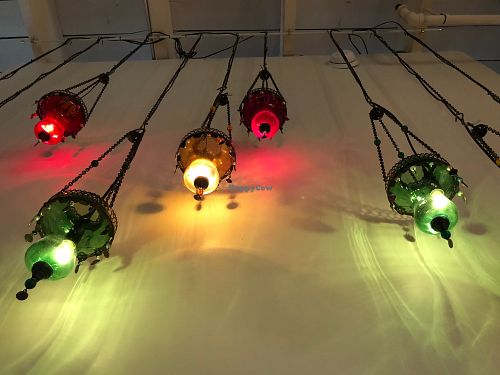 Turkish lanterns at Pasha Mezze in Norfolk