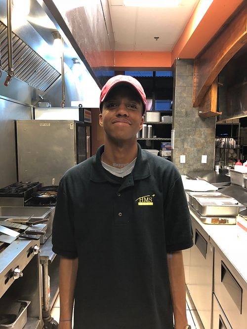 Sean (chef par excellence!) at Pasha Mezze in Norfolk