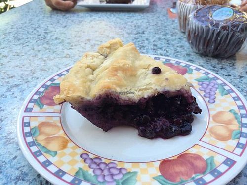 blueberry pie at Pasha Mezze in Norfolk