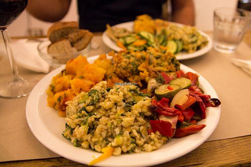mixed plate of amazing dishes at La Cucina Dei Colori in Catania