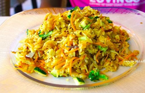 Provence Fried Rice! super tasty!!  at Loving Hut in Menton
