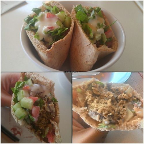 Great chickpea falafel!! at Loving Hut in Menton