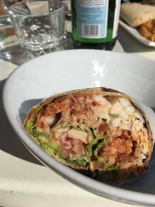 Vegan kebab  at Loving Hut in Menton