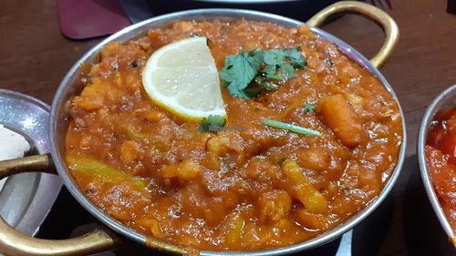 Vegetable Dhansak at Passage To India in Whitby