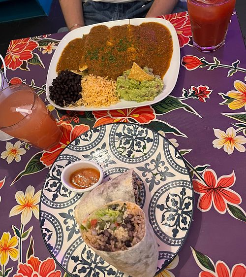   at La Rosa Negra in Madrid