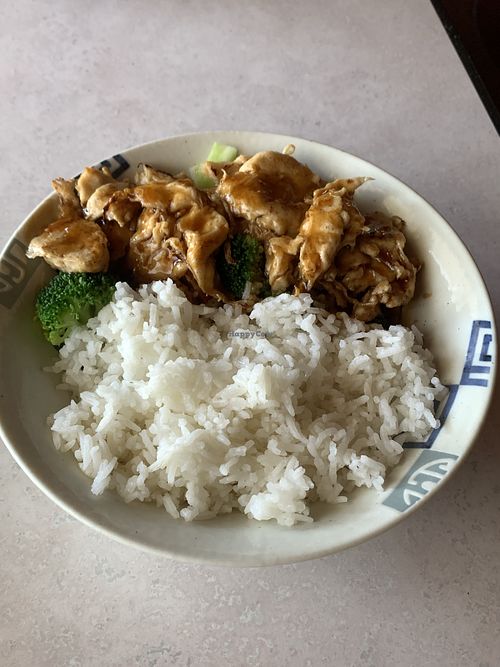 Teriyaki chicken bowl  at Asian Vegan Bistro in Bakersfield